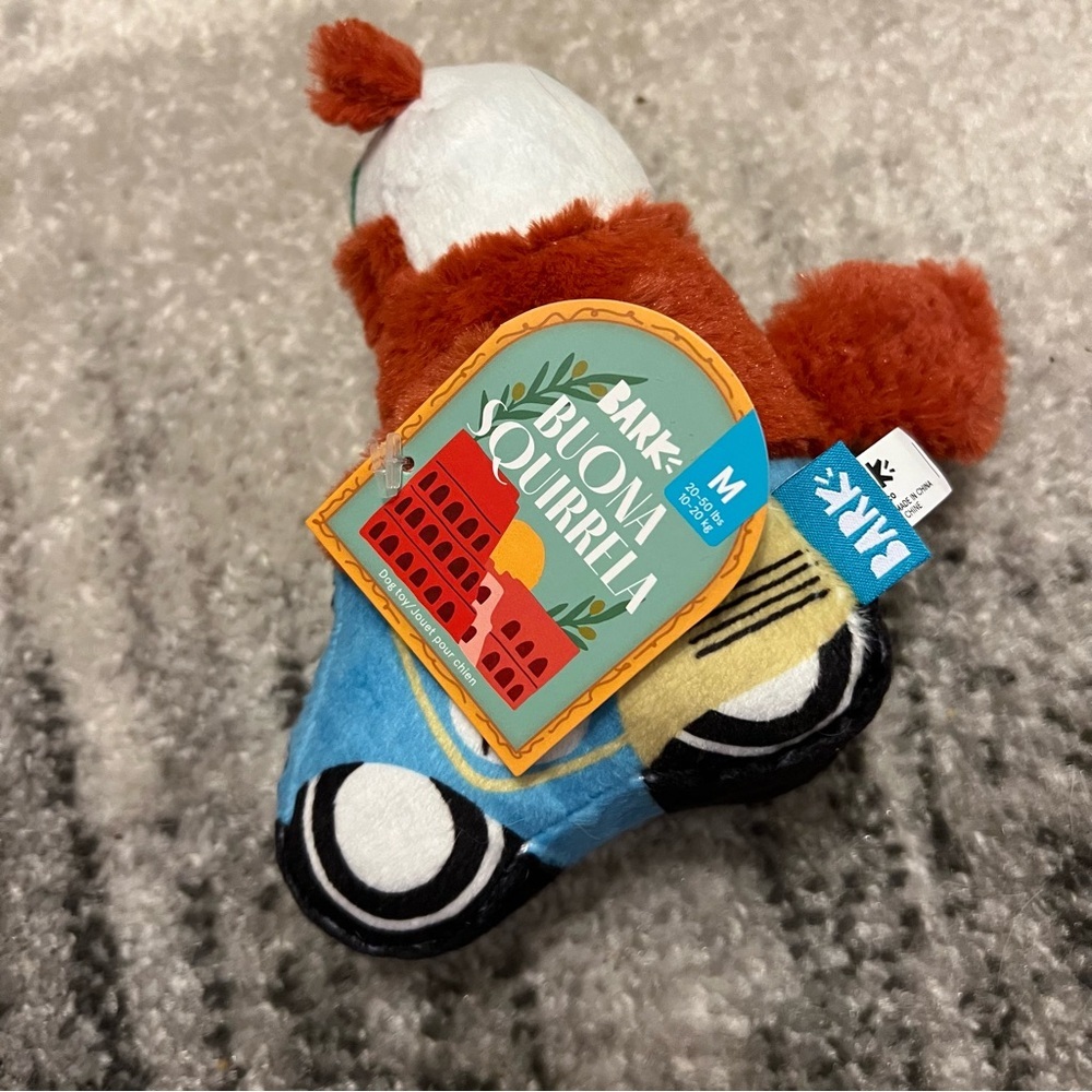 Bark Buona Squirrela Dog Toy NWT - Picture 4 of 6
